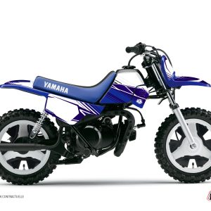 Kit Deco Moto Cross Stripe Yamaha PW 50 Bleu Nuit 1984-2023