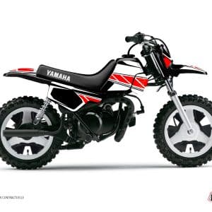 Kit Deco Moto Cross Replica Yamaha PW 50 Rouge 1984-2023