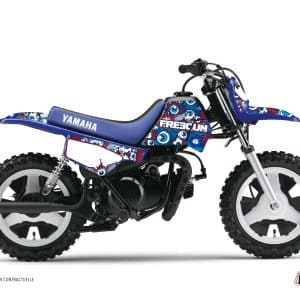 Kit Deco Moto Cross Freegun Eyed Yamaha PW 50 Rouge 1984-2023