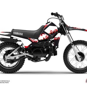 Kit Deco Moto Cross Hangtown Yamaha PW 80 Rouge 1983-2012