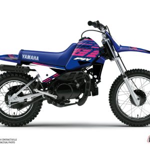 Kit Deco Moto Cross Flow Yamaha PW 80 Rose 1983-2012