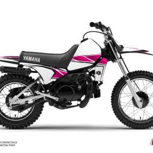 Kit Deco Moto Cross Stripe Yamaha PW 80 Rose 1983-2012