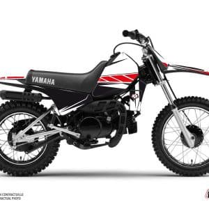 Kit Deco Moto Cross Replica Yamaha PW 80 Rouge 1983-2012