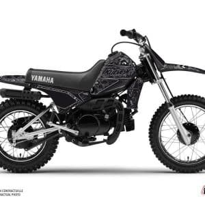 Kit Deco Moto Cross Zombies Dark Yamaha PW 80 Noir 1983-2012