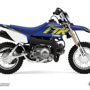 Kit Deco Moto Cross Flow Yamaha TTR 50 Jaune 2006-2023