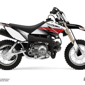 Kit Deco Moto Cross Stripe Yamaha TTR 50 Rouge 2006-2023