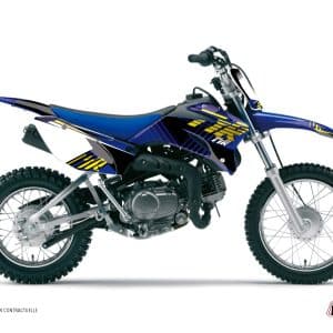 Kit Deco Moto Cross Flow Yamaha TTR 90 Jaune 2000-2007