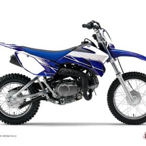 Kit Deco Moto Cross Stripe Yamaha TTR 90 Bleu Nuit 2000-2007