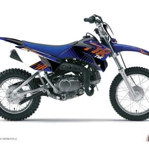 Kit Deco Moto Cross Flow Yamaha TTR 110 Orange 2008-2023
