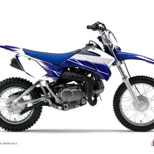 Kit Deco Moto Cross Stripe Yamaha TTR 110 Bleu Nuit 2008-2023