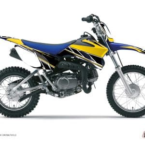 Kit Deco Moto Cross Replica Yamaha TTR 110 Jaune 2008-2023