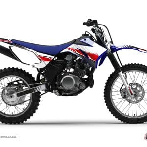 Kit Deco Moto Cross Stripe Yamaha TTR 125 Rouge 2000-2007