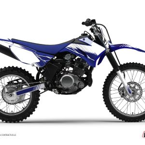 Kit Deco Moto Cross Stripe Yamaha TTR 125 Bleu Nuit 2000-2007