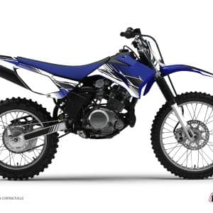 Kit Deco Moto Cross Stripe Yamaha TTR 125 Bleu 2008-2022