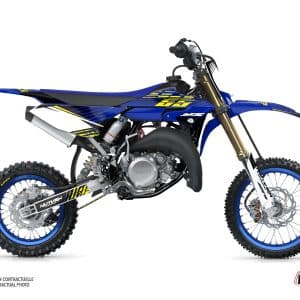 Kit Deco Moto Cross Flow Yamaha 65 YZ Jaune 2018-2023