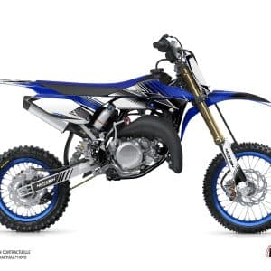 Kit Deco Moto Cross Stripe Yamaha 65 YZ Bleu 2018-2023
