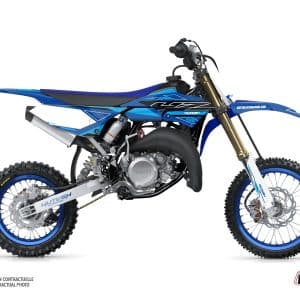 Kit Deco Moto Cross Outline Yamaha 65 YZ Cyan 2018-2023