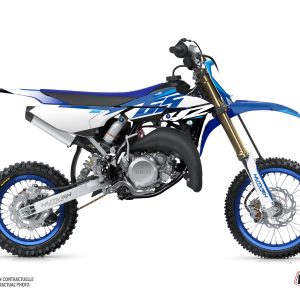 Kit Deco Moto Cross Skew Yamaha 65 YZ Bleu 2018-2023