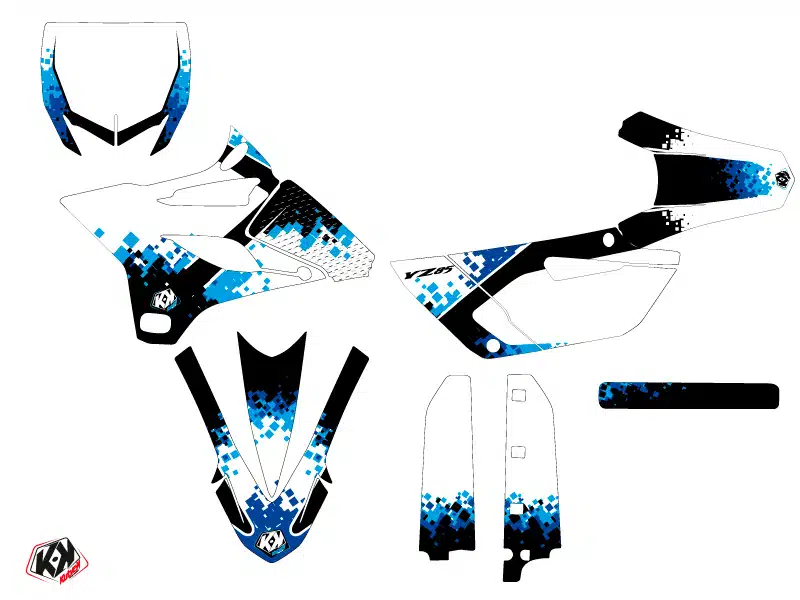 Kit Deco Moto Cross Hangtown Yamaha 85 YZ Bleu 2002-2014 – Image 2