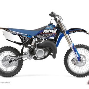 Kit Deco Moto Cross Predator Yamaha 85 YZ Noir Bleu 2002-2014