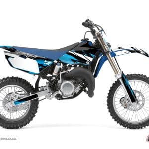 Kit Deco Moto Cross Techno Yamaha 85 YZ Bleu 2019-2021
