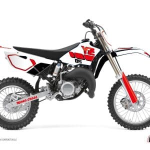 Kit Deco Moto Cross Vintage Yamaha 85 YZ Rouge 2019-2021