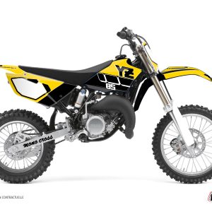 Kit Deco Moto Cross Vintage Yamaha 85 YZ Jaune 2019-2021