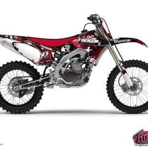 Kit Deco Moto Cross Freegun Yamaha 85 YZ Rouge 2019-2021