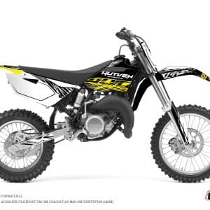Kit Deco Moto Cross Eraser Fluo Yamaha 85 YZ Jaune 2022-2023