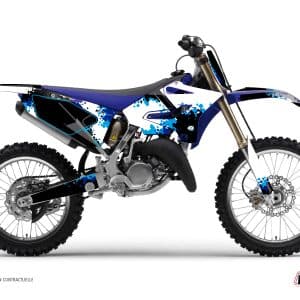 Kit Deco Moto Cross Hangtown Yamaha 125 YZ Bleu 1989-1990