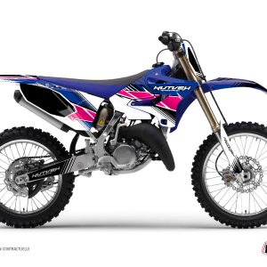 Kit Deco Moto Cross Stripe Yamaha 125 YZ Rose 1989-1990