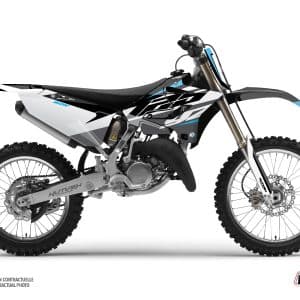 Kit Deco Moto Cross Skew Yamaha 125 YZ Gris 1989-1990