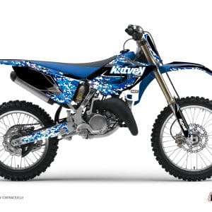 Kit Deco Moto Cross Predator Yamaha 125 YZ Bleu 1991