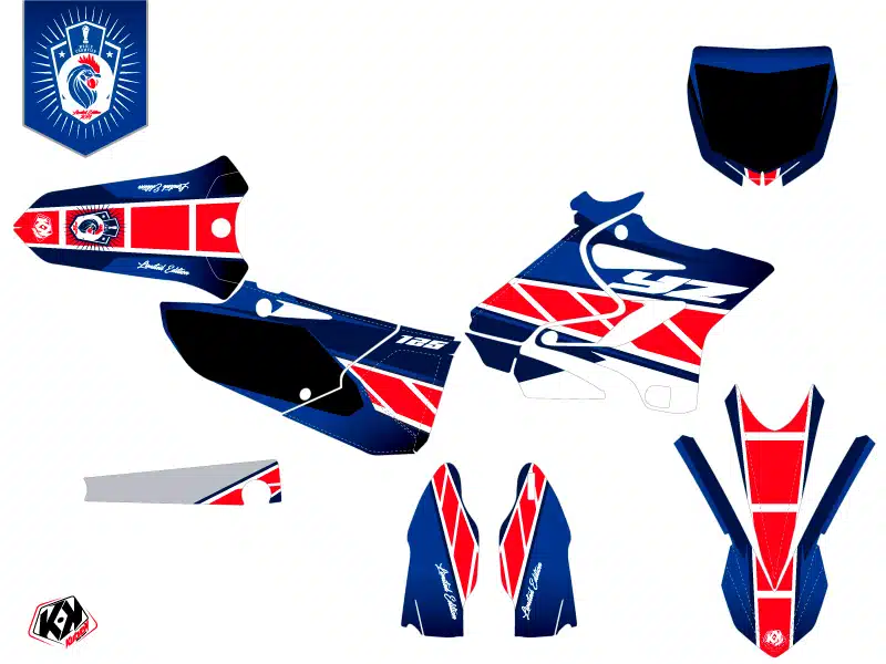 Kit Deco Moto Cross Replica France Edition Limitee Yamaha 125 YZ 1996-1998 – Image 2