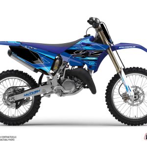 Kit Deco Moto Cross Outline Yamaha 125 YZ Cyan 1996-1998
