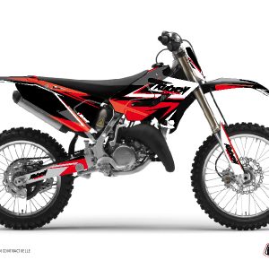 Kit Deco Moto Cross Stage Yamaha 125 YZ Noir Rouge 2005