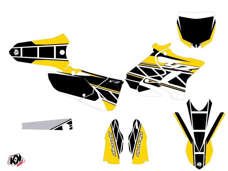 Kit Deco Moto Cross Replica Yamaha 125 YZ Jaune 2006-2008 – Image 2