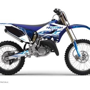 Kit Deco Moto Cross Eraser Yamaha 125 YZ Bleu 2006-2008