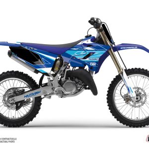 Kit Deco Moto Cross Outline Yamaha 125 YZ Bleu 2006-2008