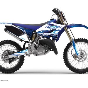 Kit Deco Moto Cross Eraser Yamaha 125 YZ Bleu 2009-2014