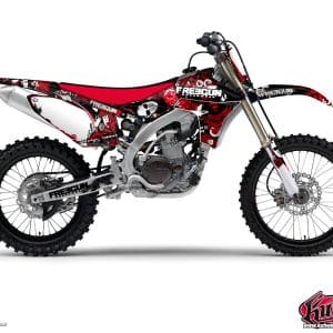 Kit Deco Moto Cross Freegun Yamaha 125 YZ Rouge 2009-2014