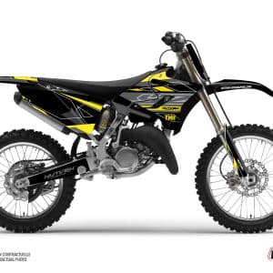 Kit Deco Moto Cross Outline Yamaha 125 YZ Jaune 2009-2014
