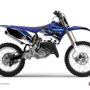 Kit Deco Moto Cross Stripe Yamaha 125 YZ Bleu 2015-2020