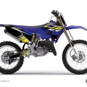 Kit Deco Moto Cross Flow Yamaha 125 YZ Jaune 2021