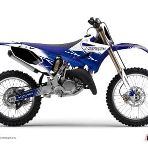 Kit Deco Moto Cross Stripe Yamaha 125 YZ Bleu Nuit 2022-2023