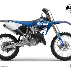 Kit Deco Moto Cross Predator Yamaha 250 YZ Noir Bleu LIGHT 1986-1987