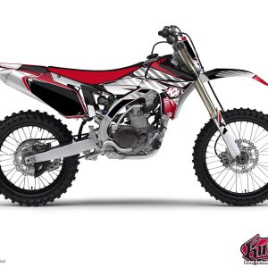 Kit Deco Moto Cross Factory Yamaha 250 YZ Rouge 1988-1989