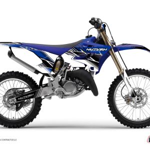 Kit Deco Moto Cross Stripe Yamaha 250 YZ Bleu 1988-1989