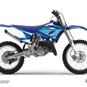 Kit Deco Moto Cross Outline Yamaha 250 YZ Bleu 1996-1998