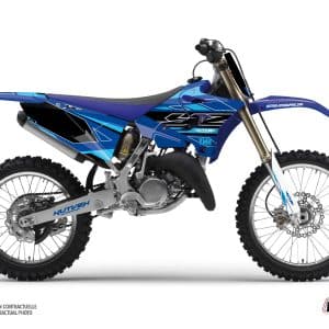 Kit Deco Moto Cross Outline Yamaha 250 YZ Cyan 2002-2004